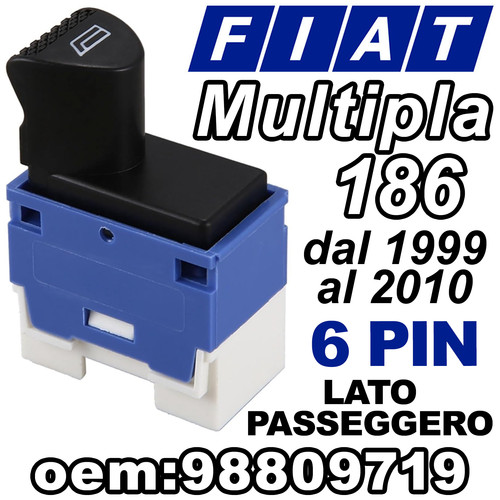 Pulsante alzacristallo - pulsante,